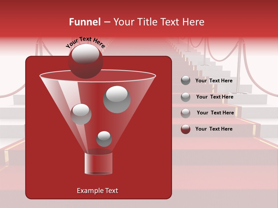 Award Stair Isolated PowerPoint Template