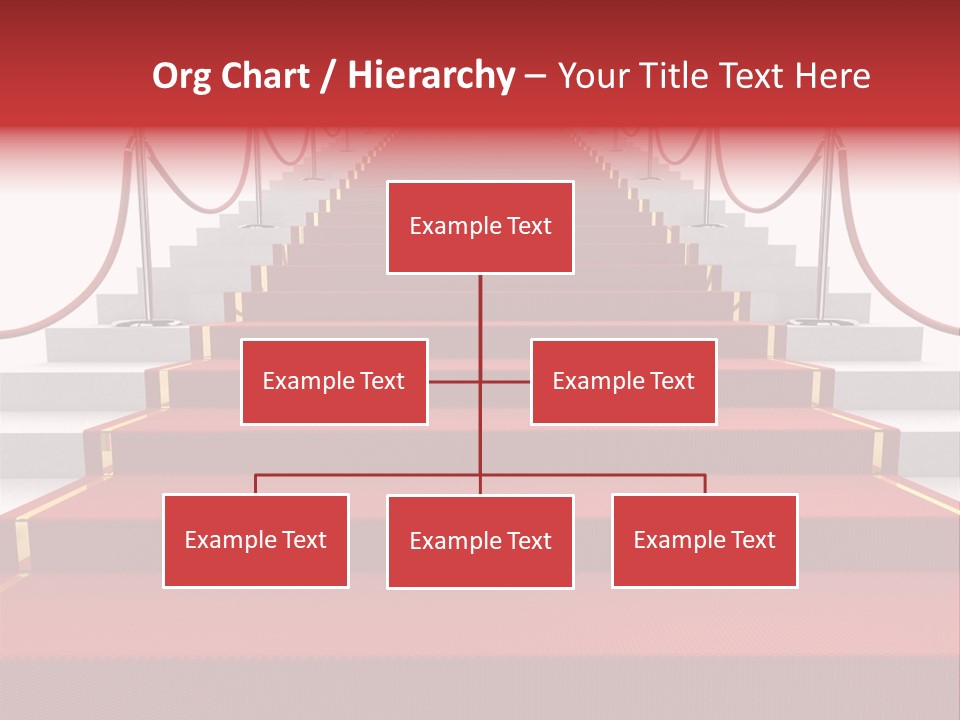 Award Stair Isolated PowerPoint Template