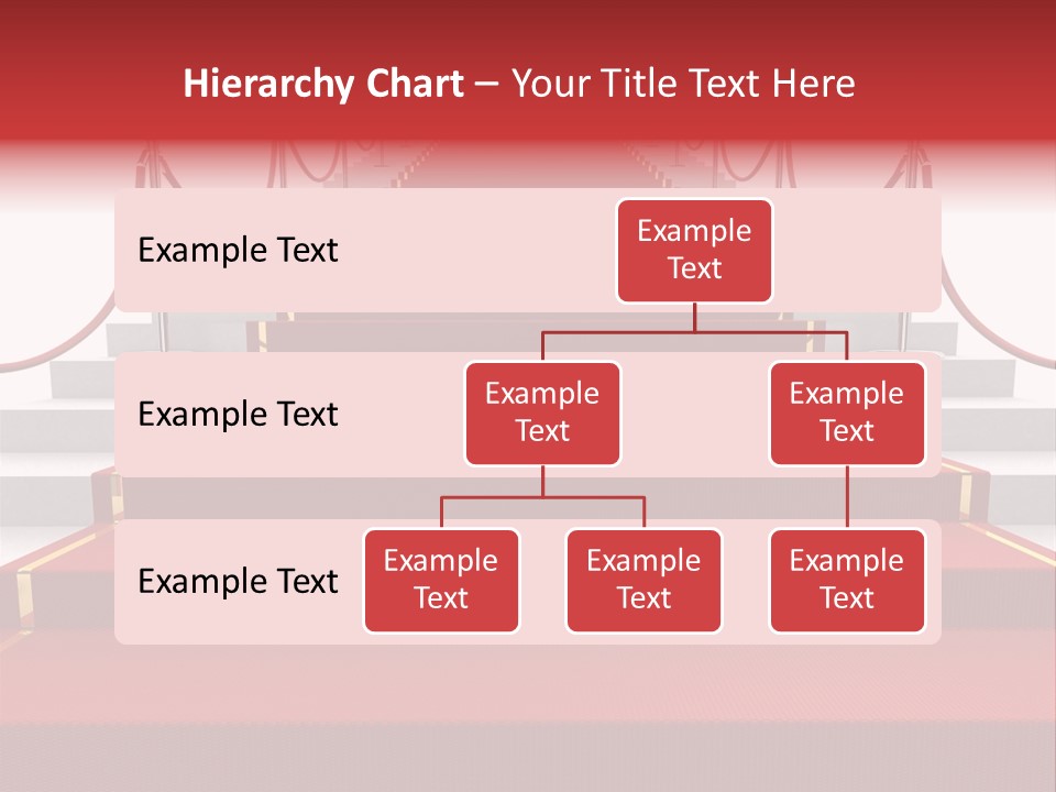 Award Stair Isolated PowerPoint Template