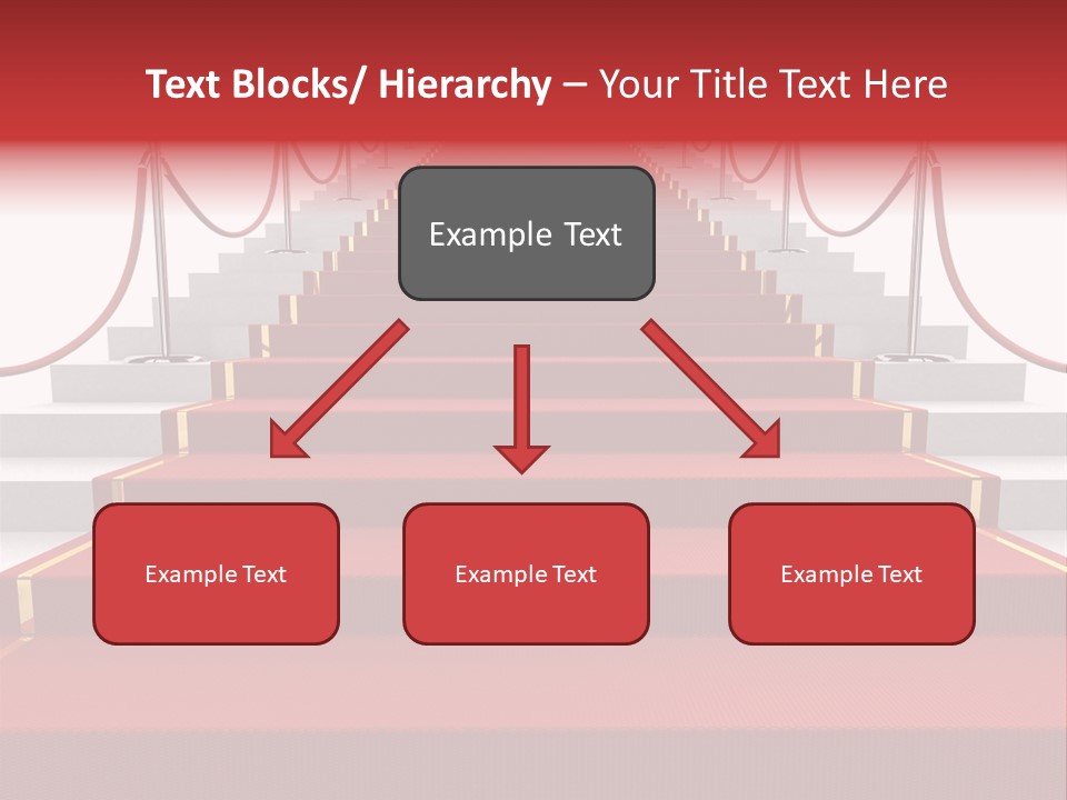 Award Stair Isolated PowerPoint Template
