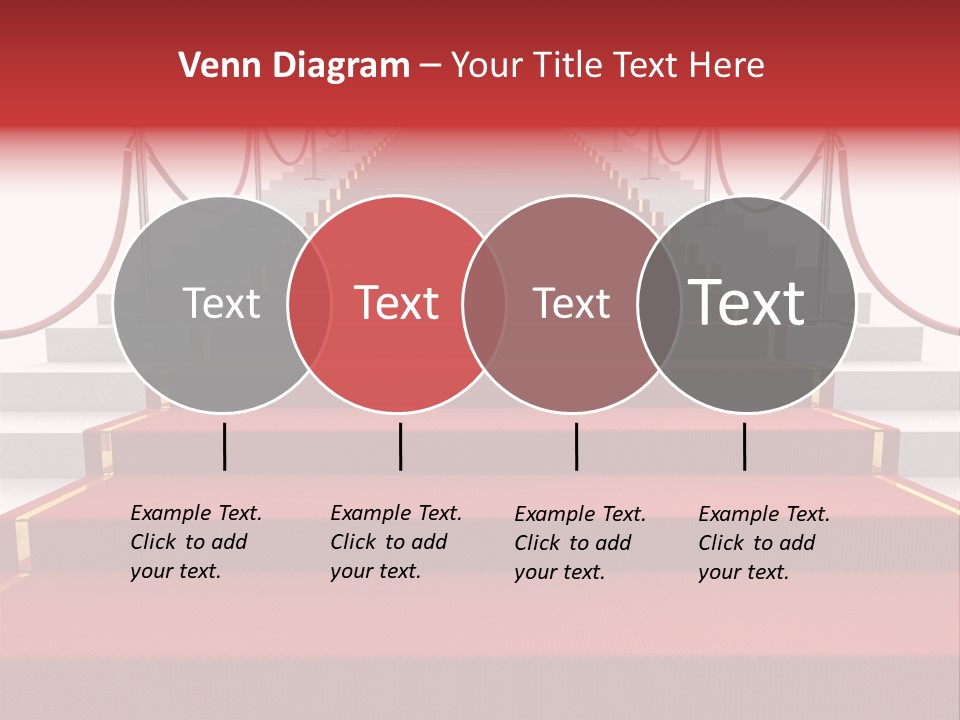 Award Stair Isolated PowerPoint Template