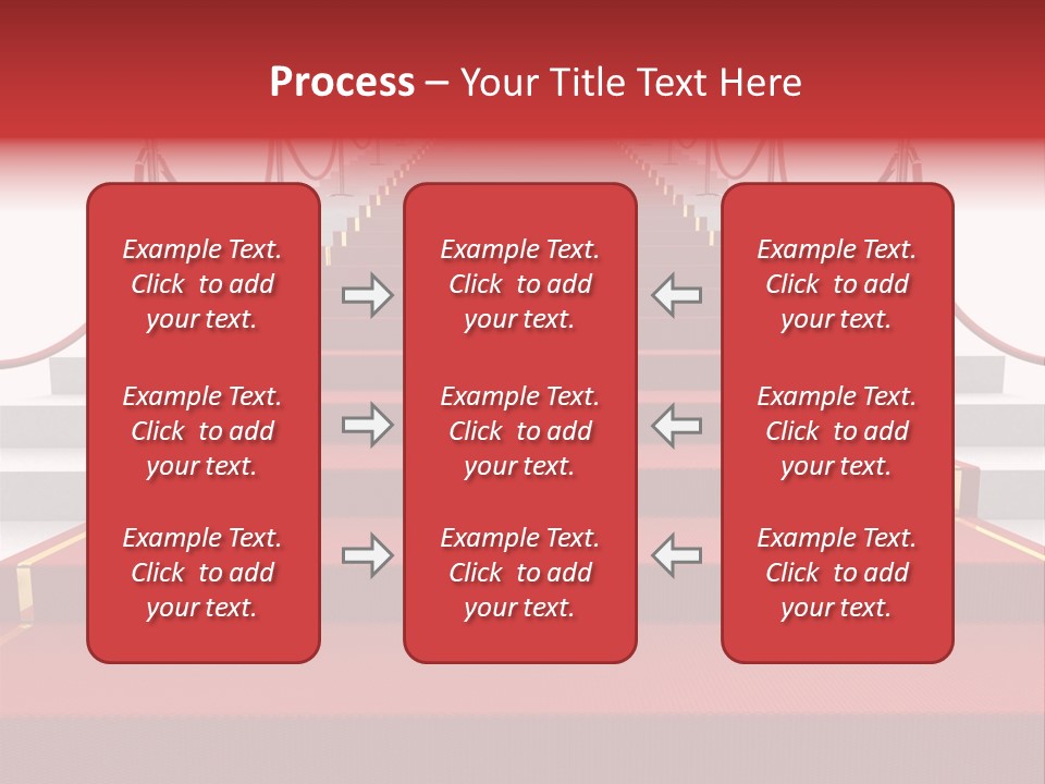 Award Stair Isolated PowerPoint Template