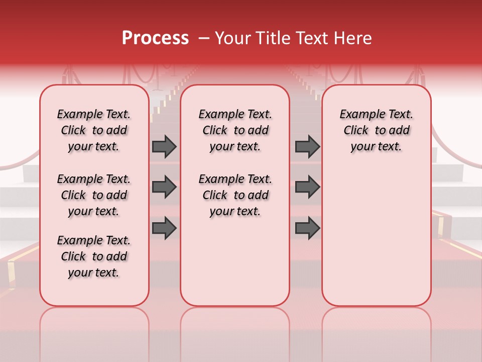 Award Stair Isolated PowerPoint Template