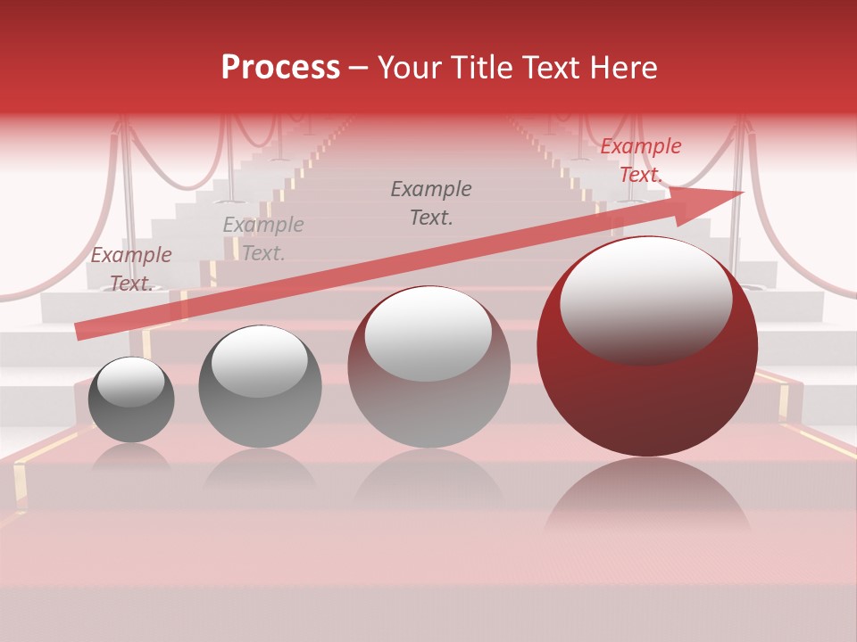 Award Stair Isolated PowerPoint Template