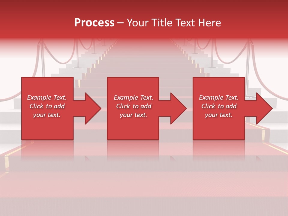Award Stair Isolated PowerPoint Template
