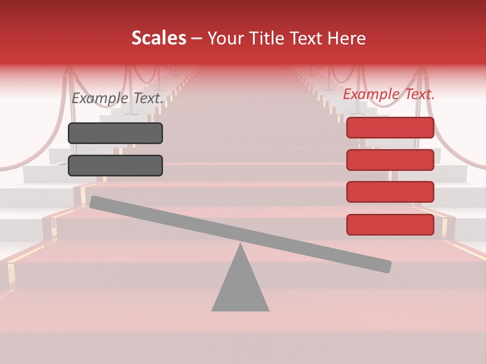 Award Stair Isolated PowerPoint Template