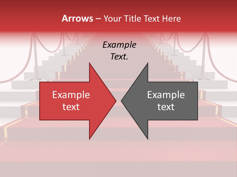 Award Stair Isolated PowerPoint Template