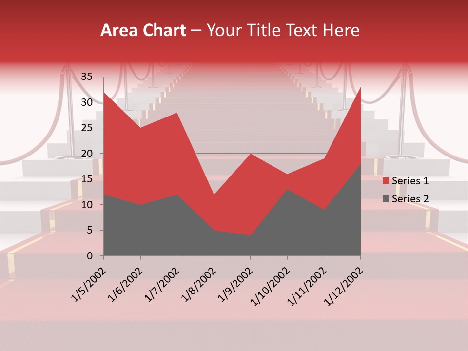 Award Stair Isolated PowerPoint Template