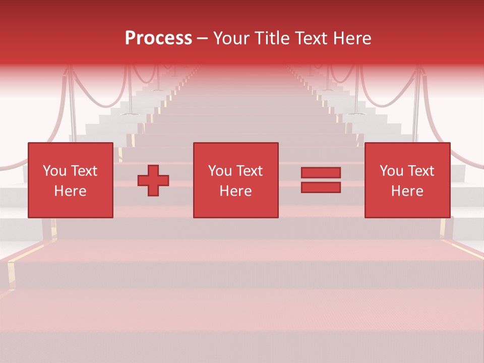 Award Stair Isolated PowerPoint Template