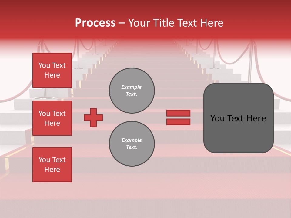 Award Stair Isolated PowerPoint Template