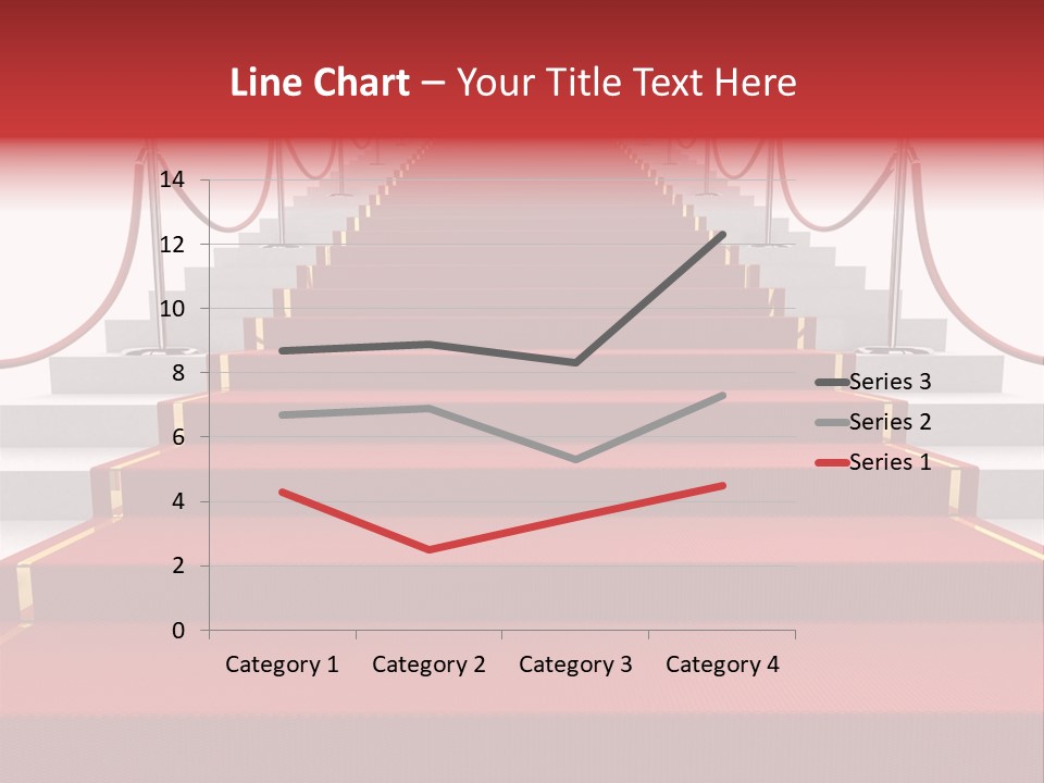 Award Stair Isolated PowerPoint Template