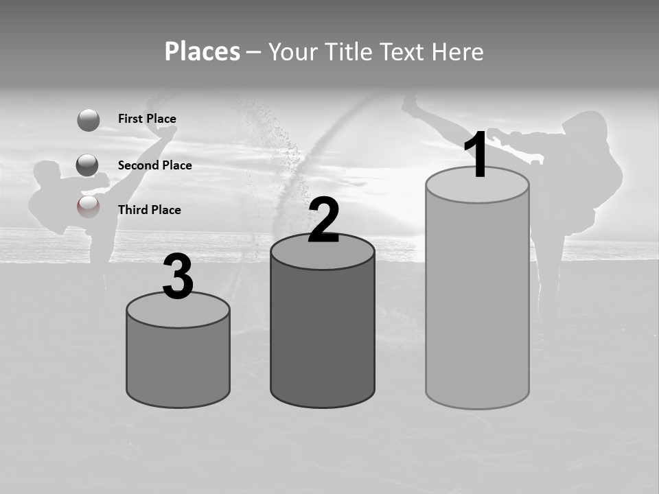 Male Martial Power PowerPoint Template