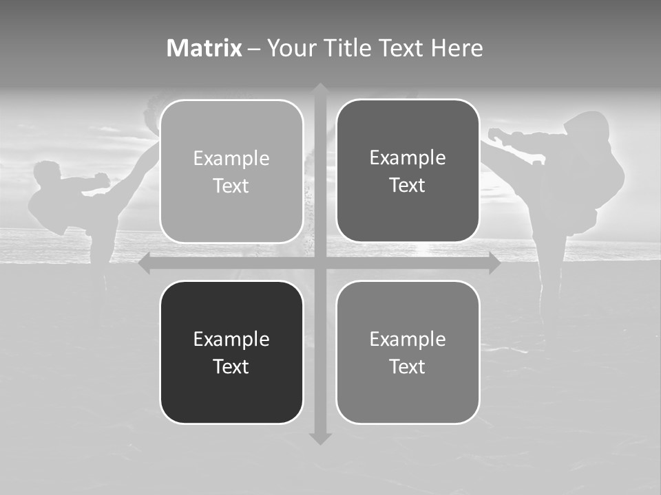 Male Martial Power PowerPoint Template