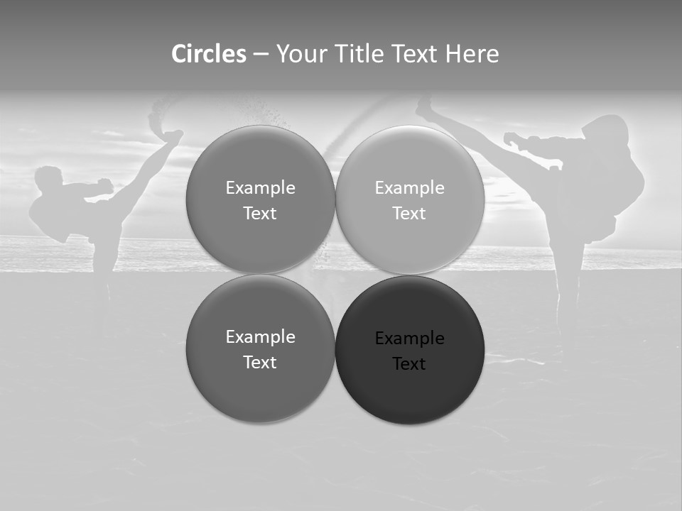 Male Martial Power PowerPoint Template