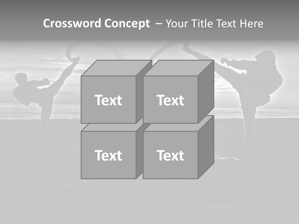 Male Martial Power PowerPoint Template