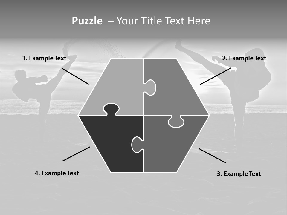 Male Martial Power PowerPoint Template