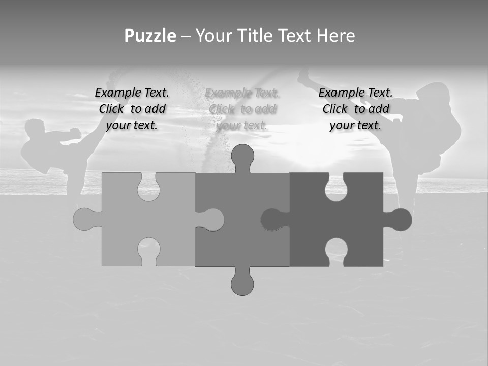 Male Martial Power PowerPoint Template