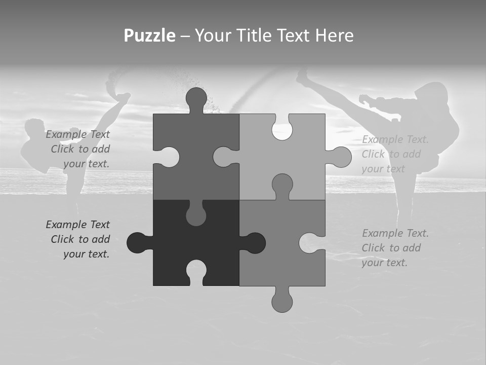 Male Martial Power PowerPoint Template