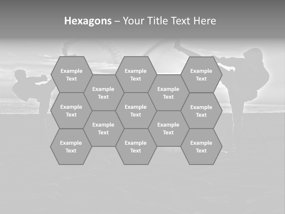 Male Martial Power PowerPoint Template