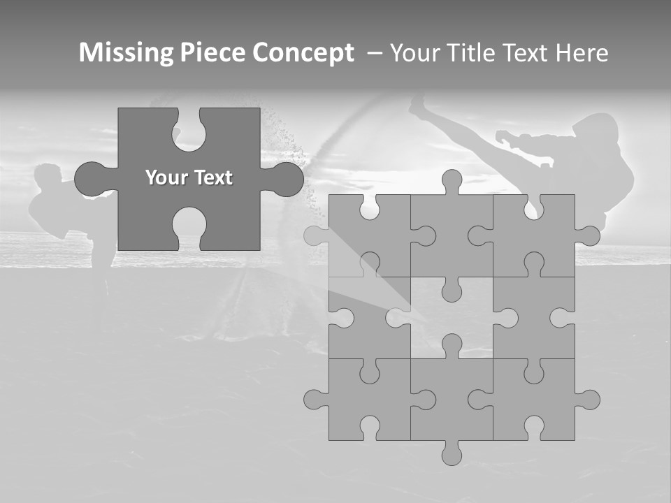 Male Martial Power PowerPoint Template