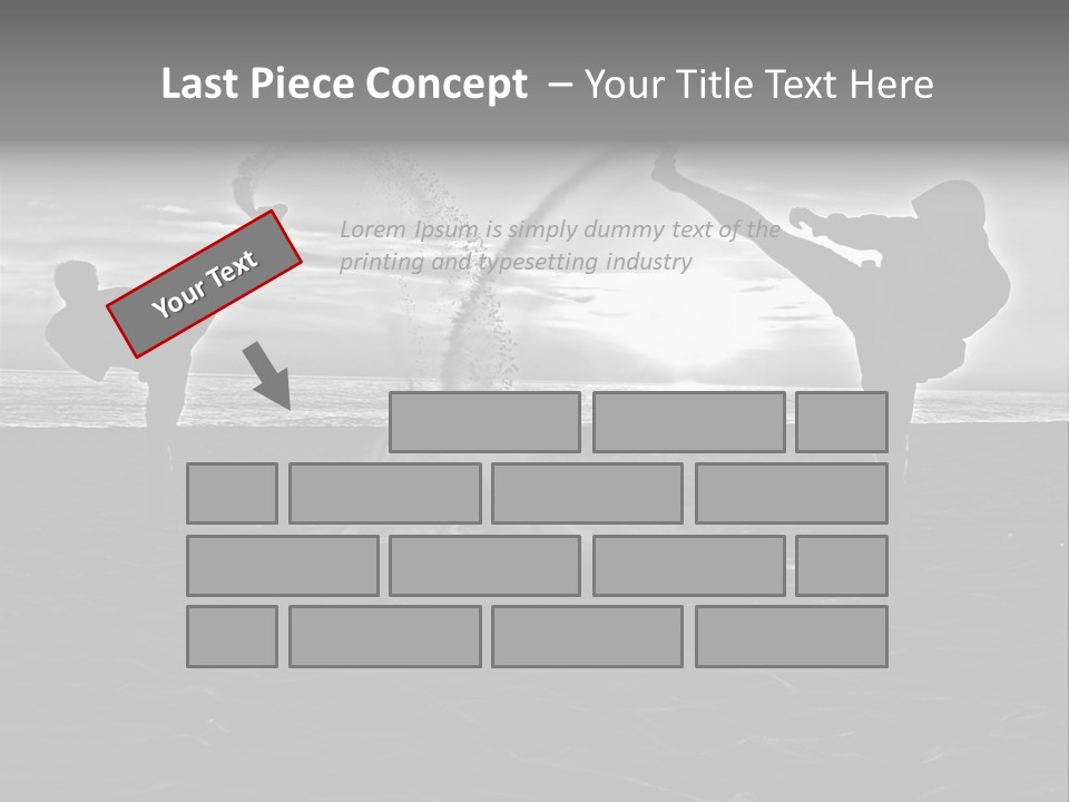 Male Martial Power PowerPoint Template