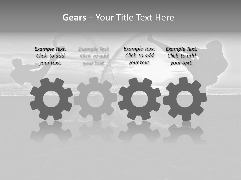 Male Martial Power PowerPoint Template