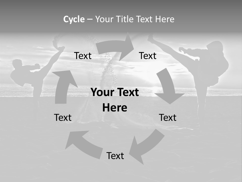 Male Martial Power PowerPoint Template