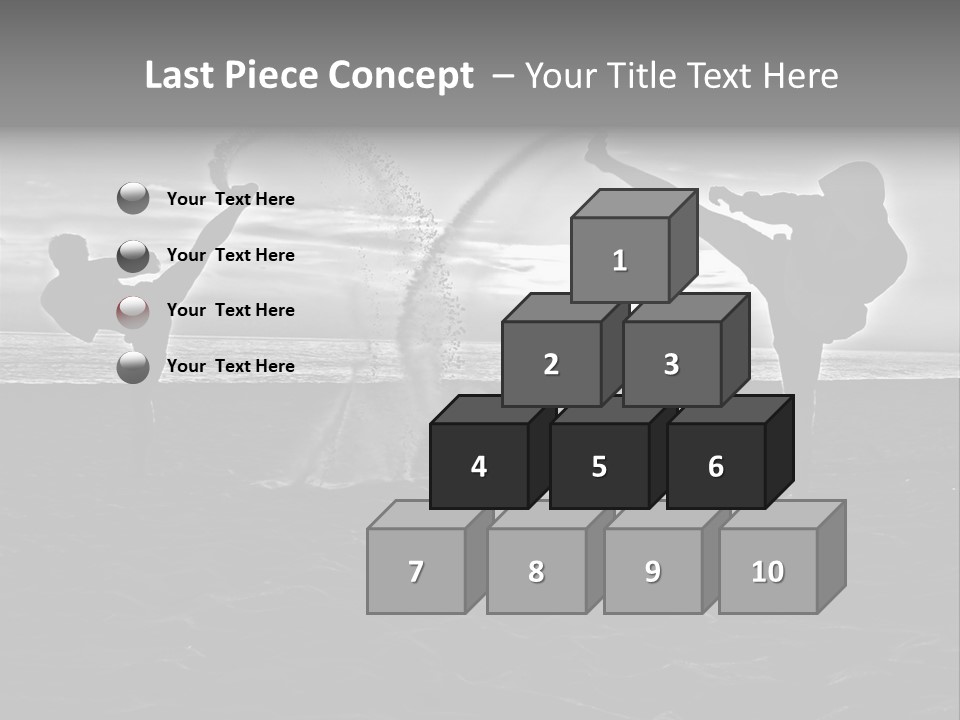 Male Martial Power PowerPoint Template