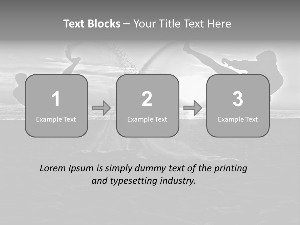 Male Martial Power PowerPoint Template