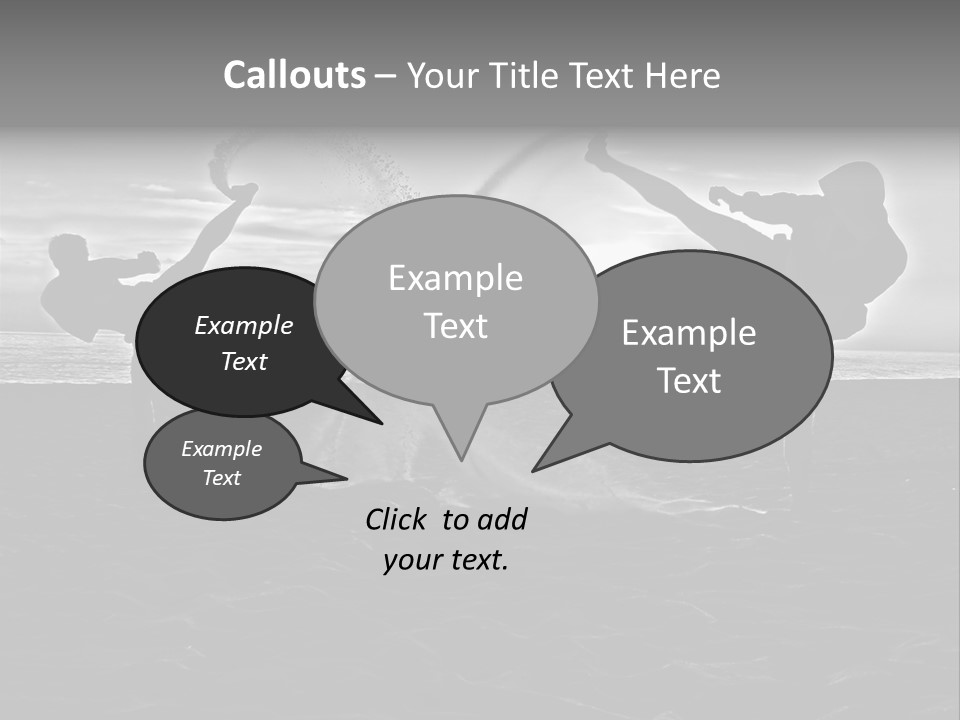 Male Martial Power PowerPoint Template