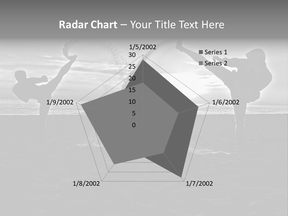 Male Martial Power PowerPoint Template