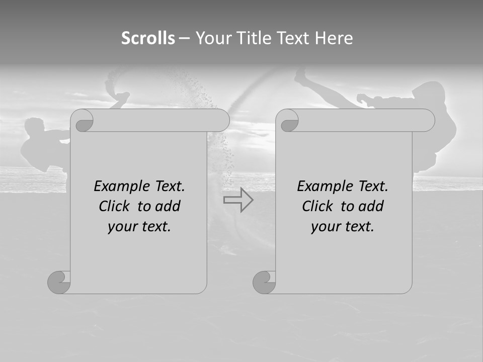 Male Martial Power PowerPoint Template
