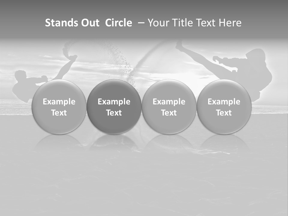 Male Martial Power PowerPoint Template