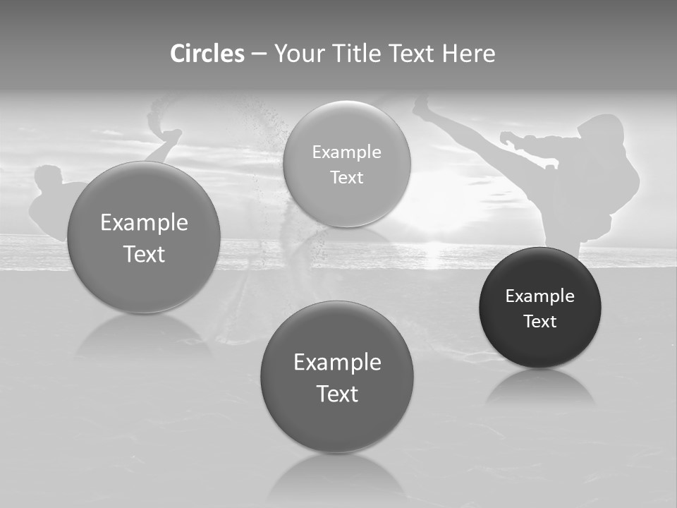 Male Martial Power PowerPoint Template