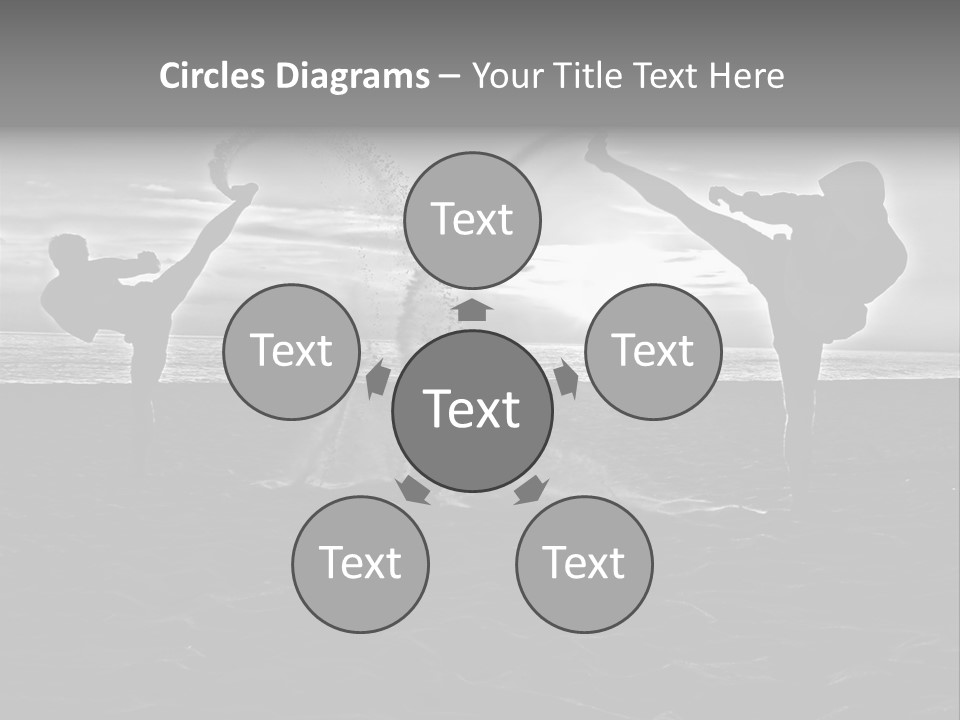 Male Martial Power PowerPoint Template