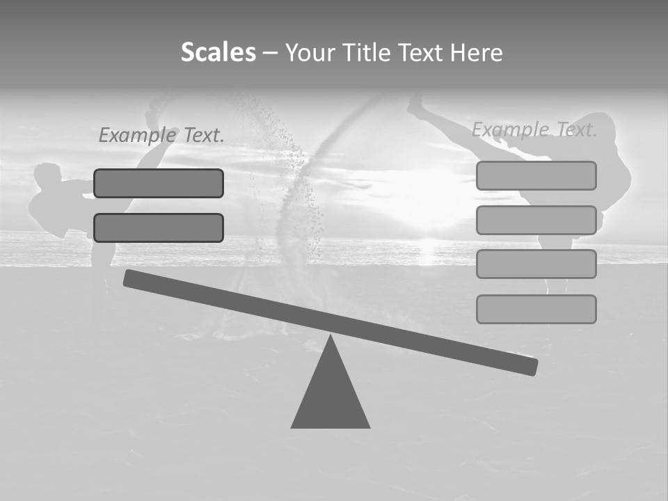 Male Martial Power PowerPoint Template