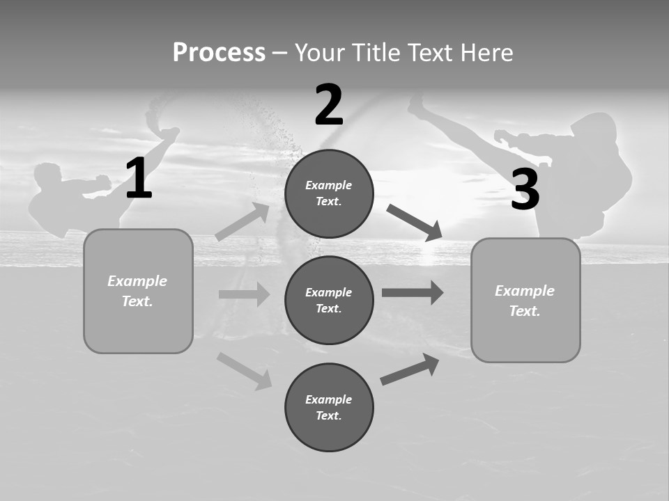 Male Martial Power PowerPoint Template