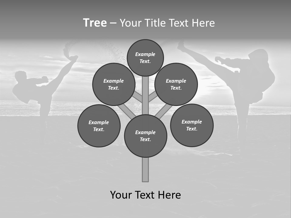 Male Martial Power PowerPoint Template