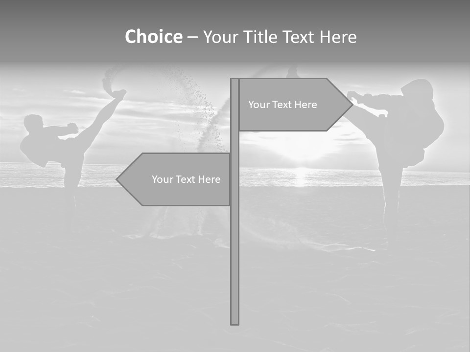 Male Martial Power PowerPoint Template