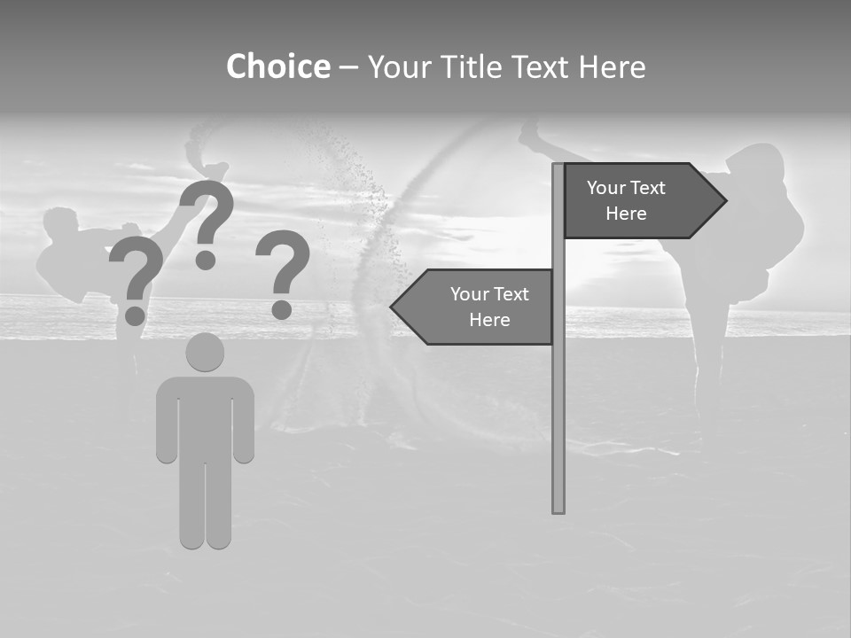 Male Martial Power PowerPoint Template