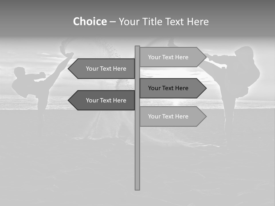 Male Martial Power PowerPoint Template