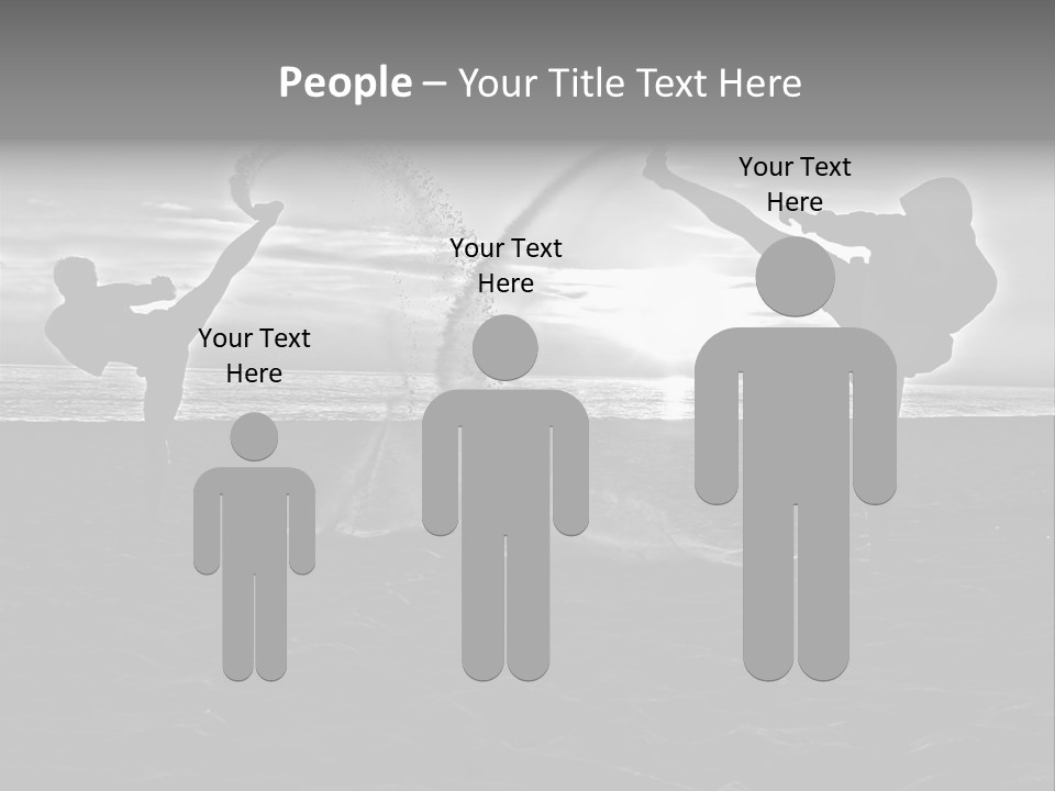 Male Martial Power PowerPoint Template