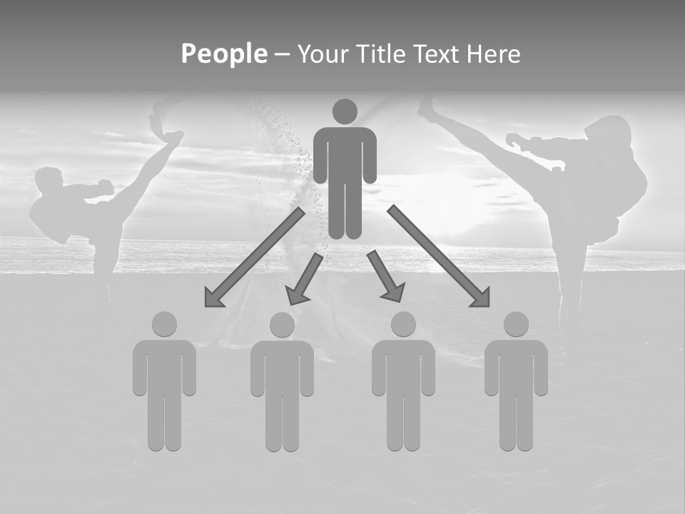 Male Martial Power PowerPoint Template