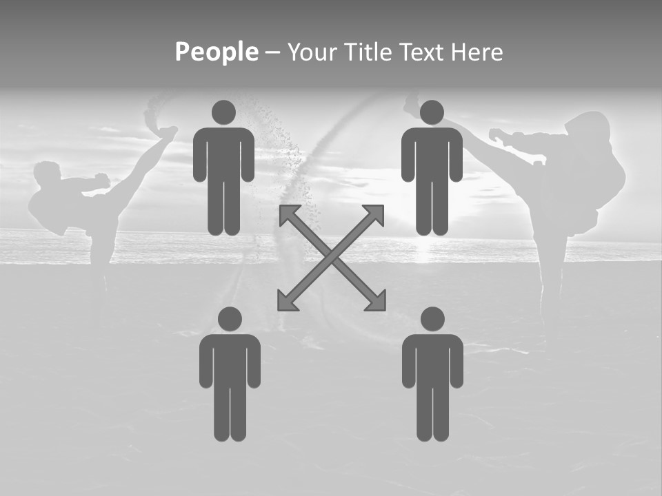 Male Martial Power PowerPoint Template