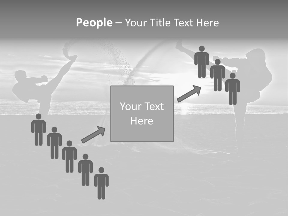 Male Martial Power PowerPoint Template