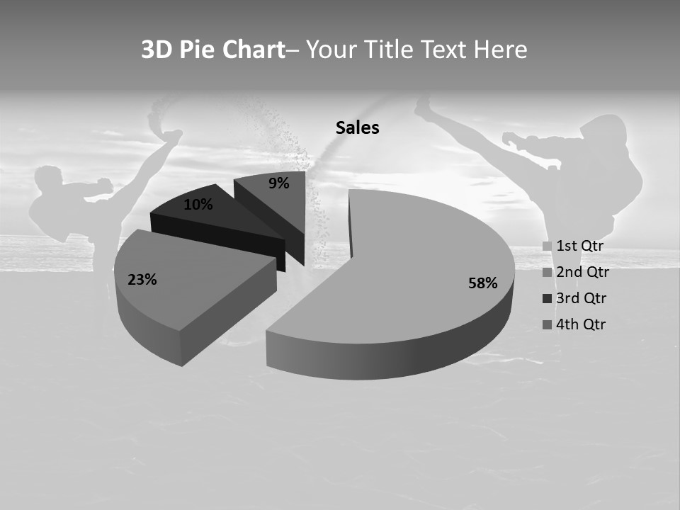 Male Martial Power PowerPoint Template