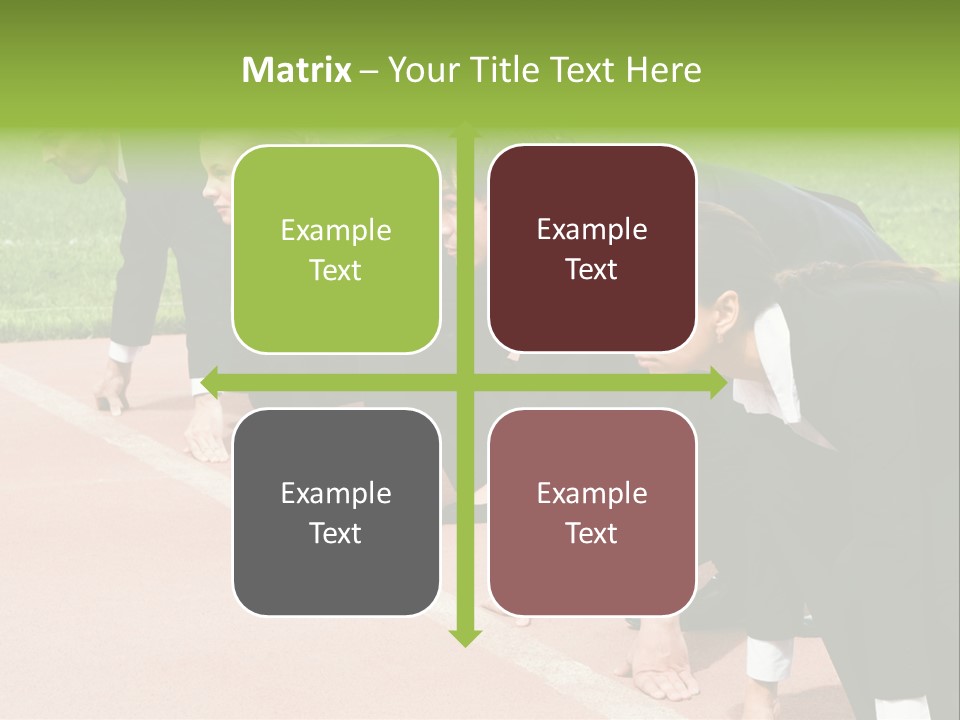 Athlete Leadership Contender PowerPoint Template
