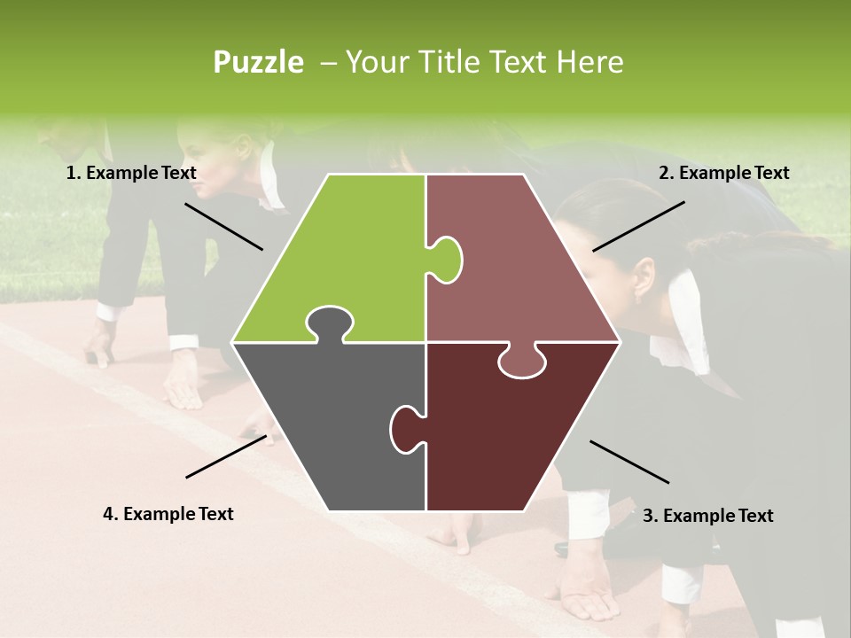 Athlete Leadership Contender PowerPoint Template