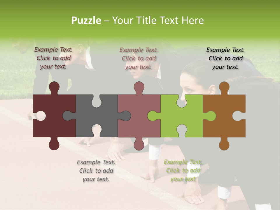 Athlete Leadership Contender PowerPoint Template