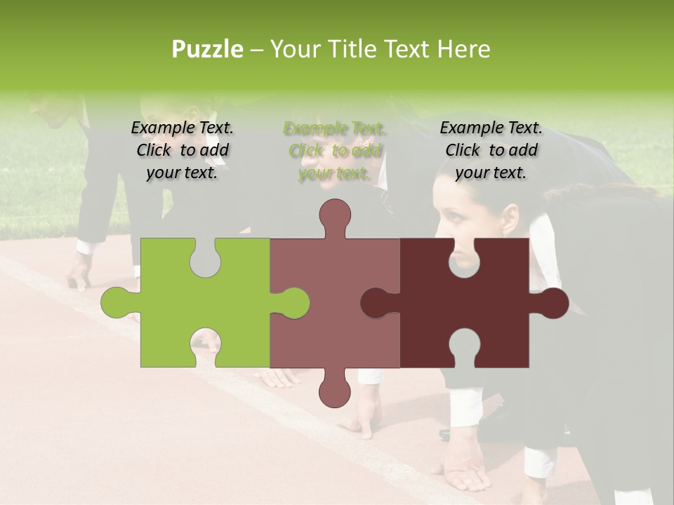 Athlete Leadership Contender PowerPoint Template